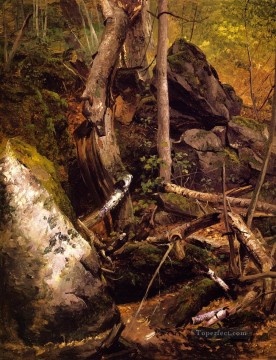 ウィリアム・ホルブルック Painting - 森のインテリア ウィリアム・ホルブルックのひげ